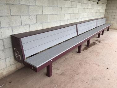Baseball Dugout Bench, elite team bench, softball bench